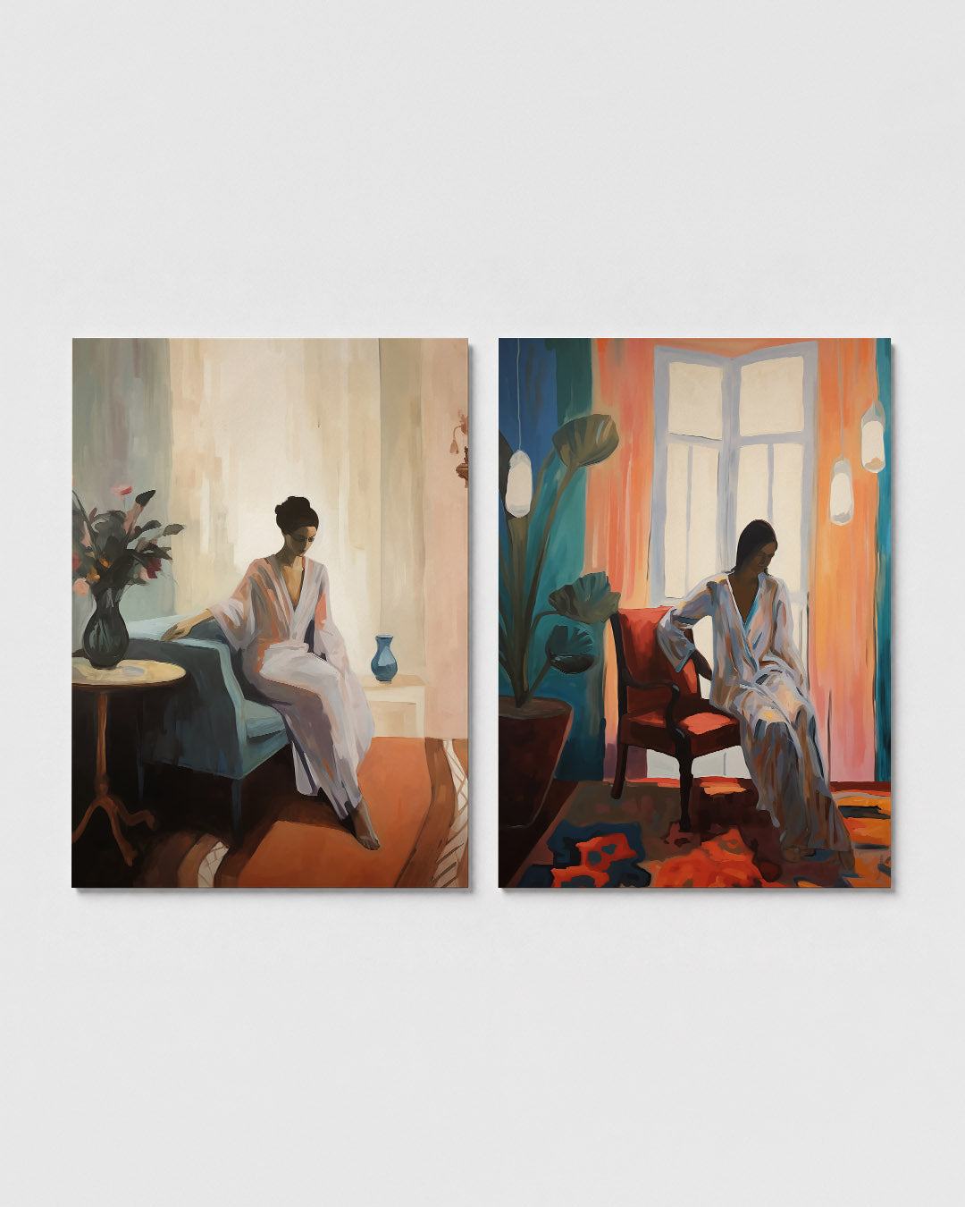 Zachte interieurharmonie Posterset