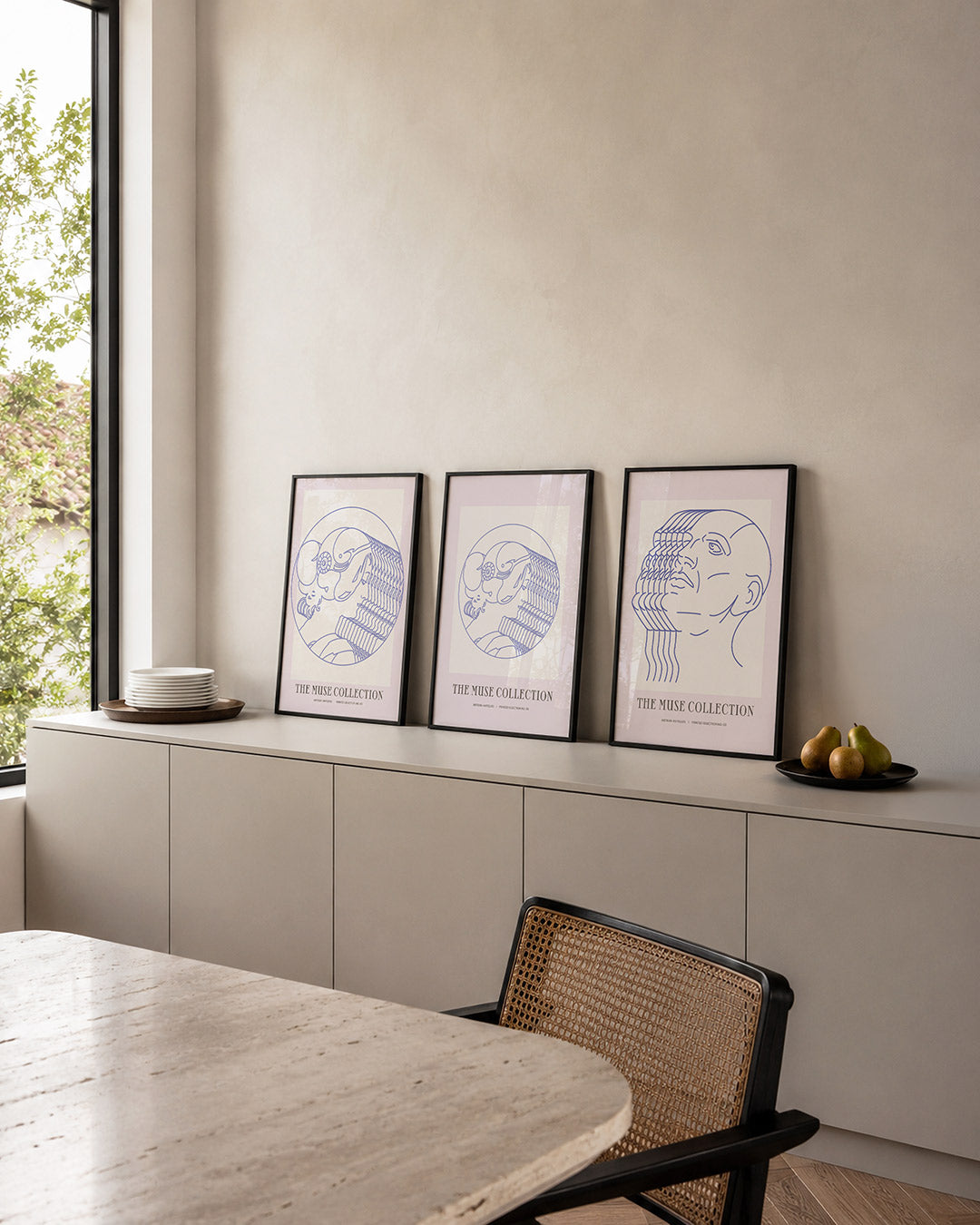 Lijnen en herhaling Posterset