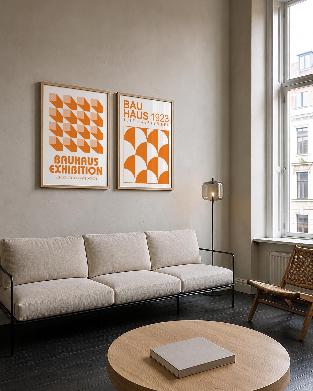 Vorm en schaduw Posterset