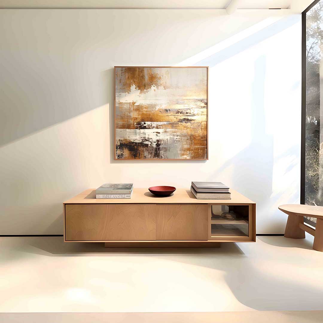 Abstracte gouden textuur Poster