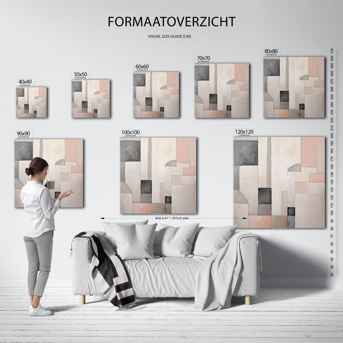 Abstracte vormen Poster