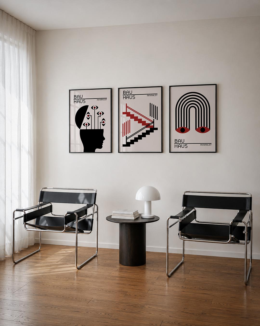 Ooglijnenspel Posterset
