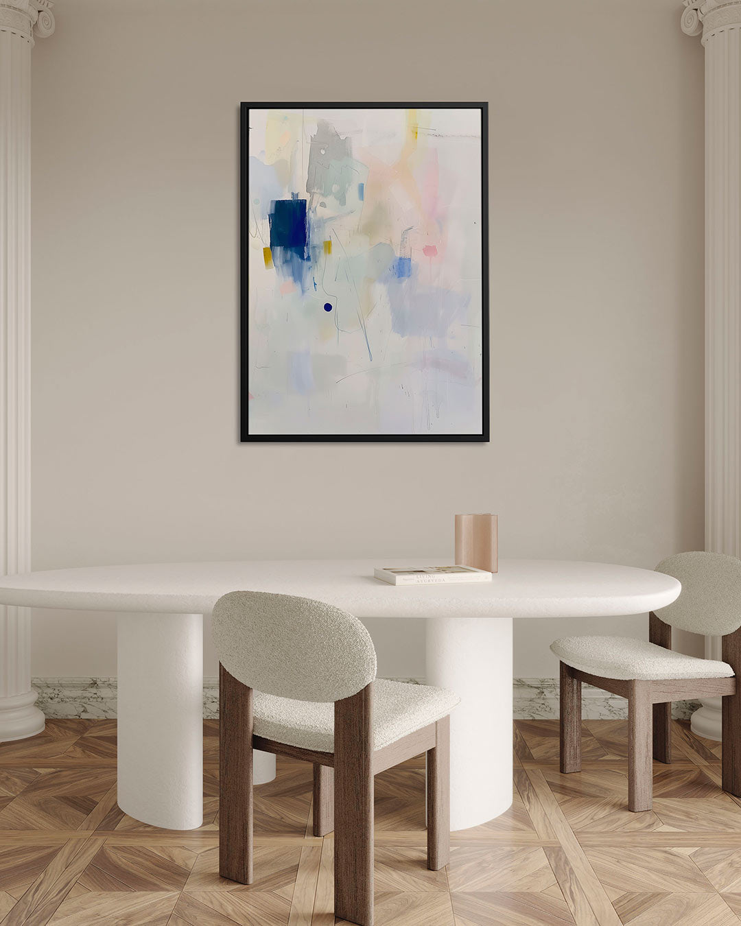 Kleurrijke vormen Kunstwerk