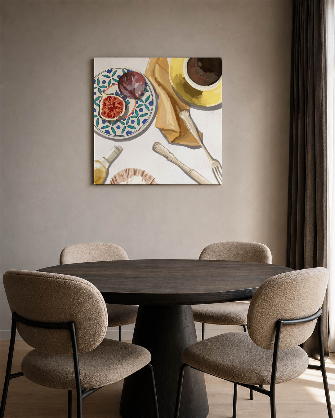 Stilleven met vijg Kunstwerk