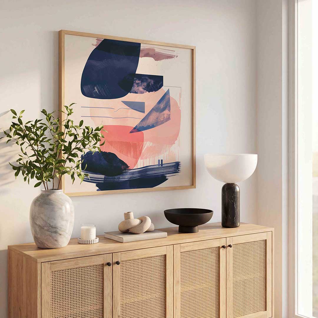 Abstracte vormen Poster