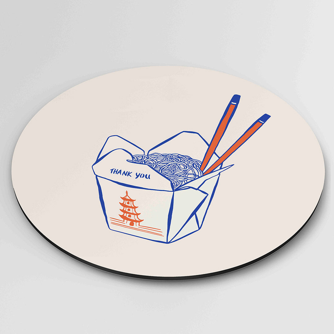Noodles in doos Muurcirkel