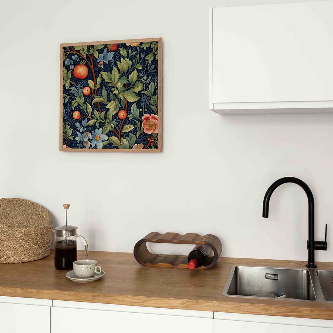 Bloemen en fruit Poster
