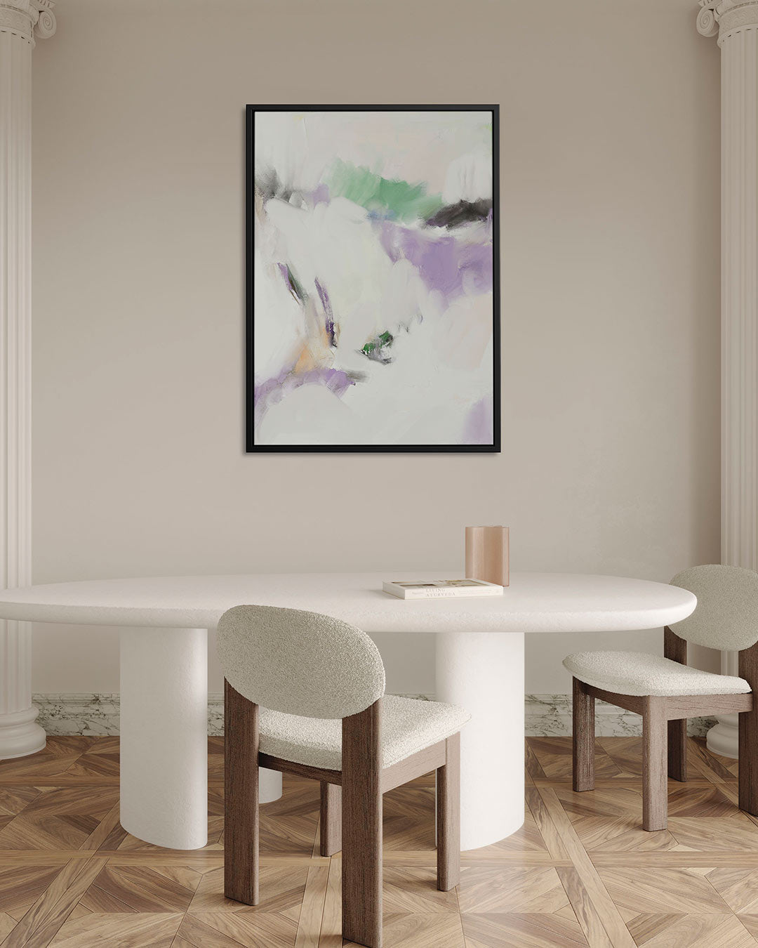 Zachte kleurencompositie Kunstwerk