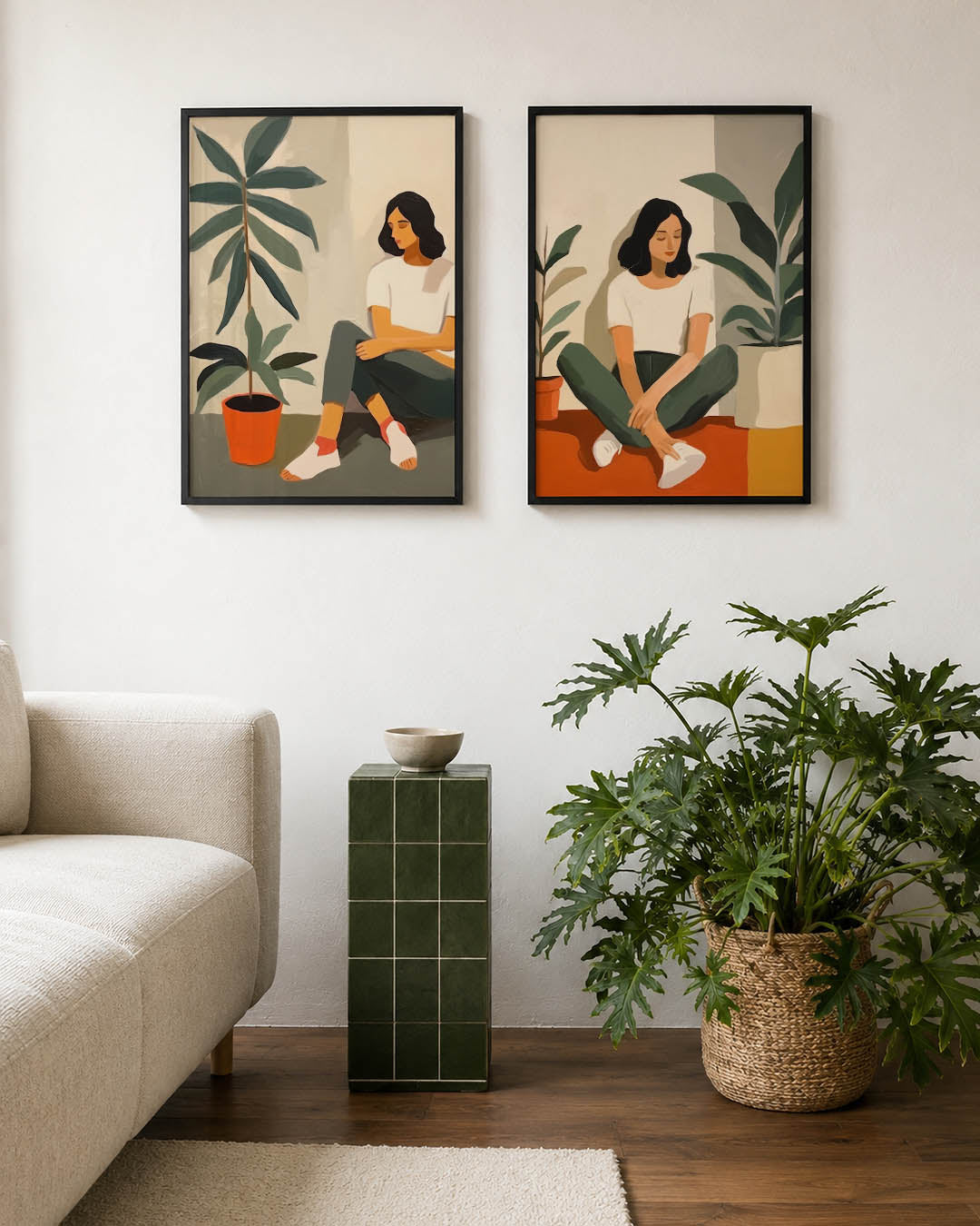 Rustige hoek Posterset