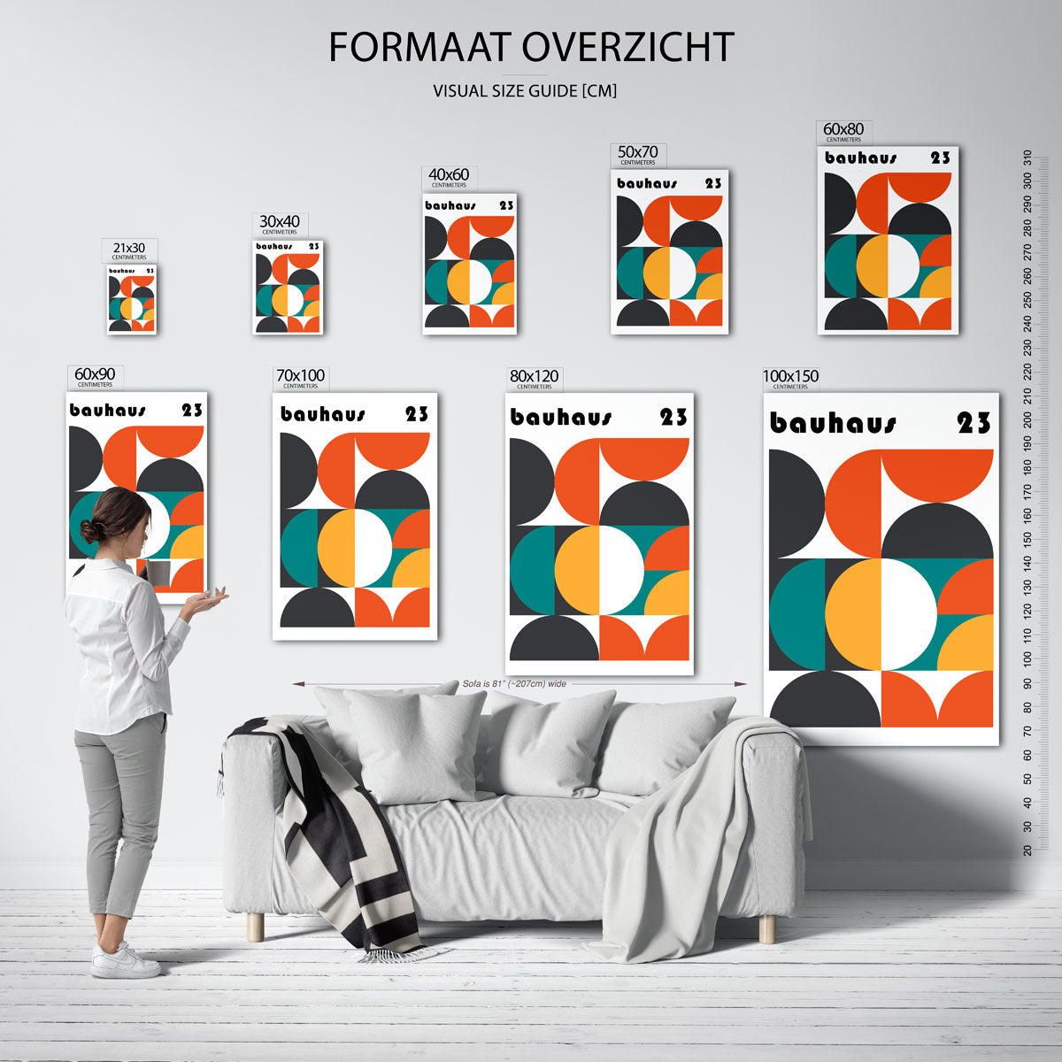 Vormen en vlakken Poster