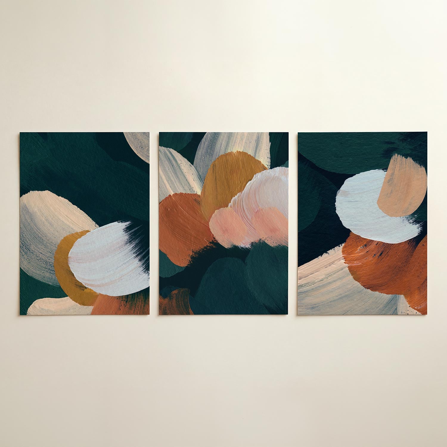 Kleurvlakken harmonie Posterset