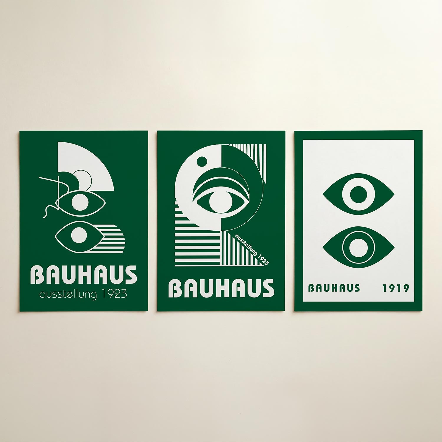 Vormen en ogen Posterset