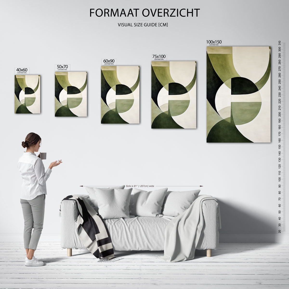 Geometrische vormen Kunstwerk