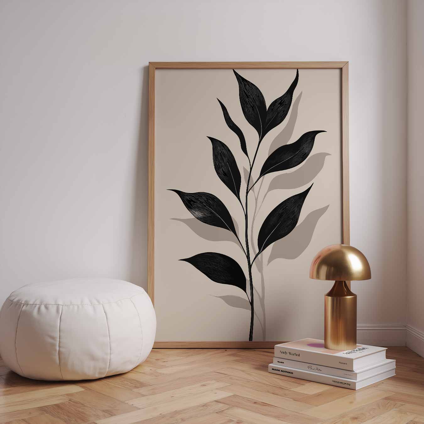 Elegante Botanische Kunstposter-WallArtistic