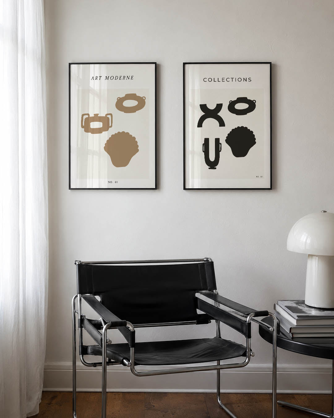 Vormen en vlakken Posterset