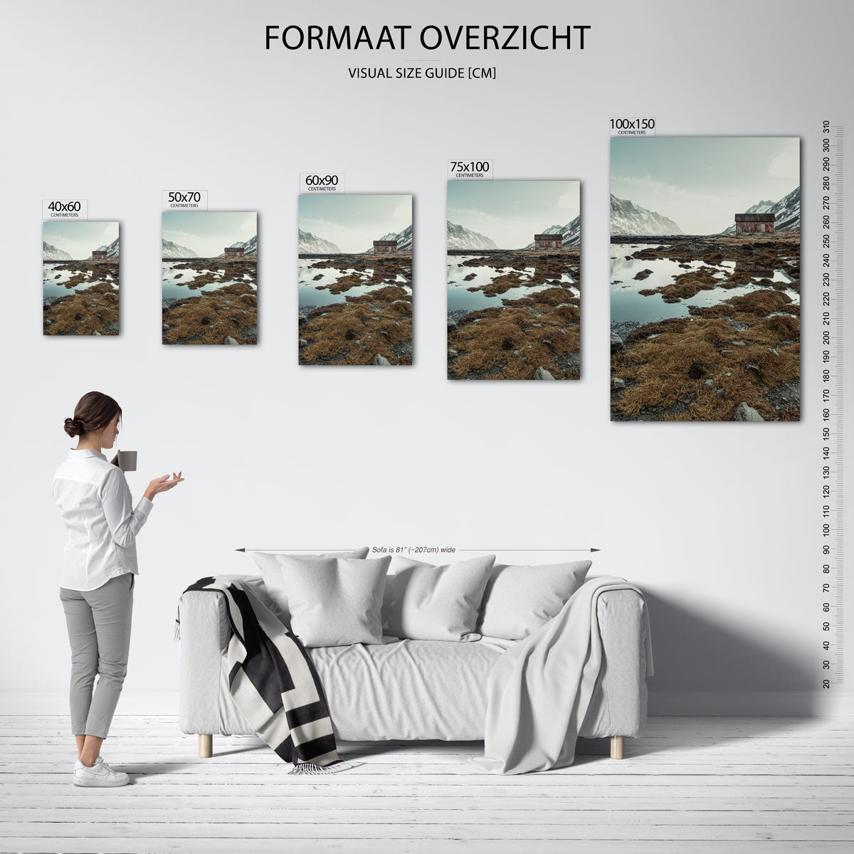Berglandschap Kunstwerk