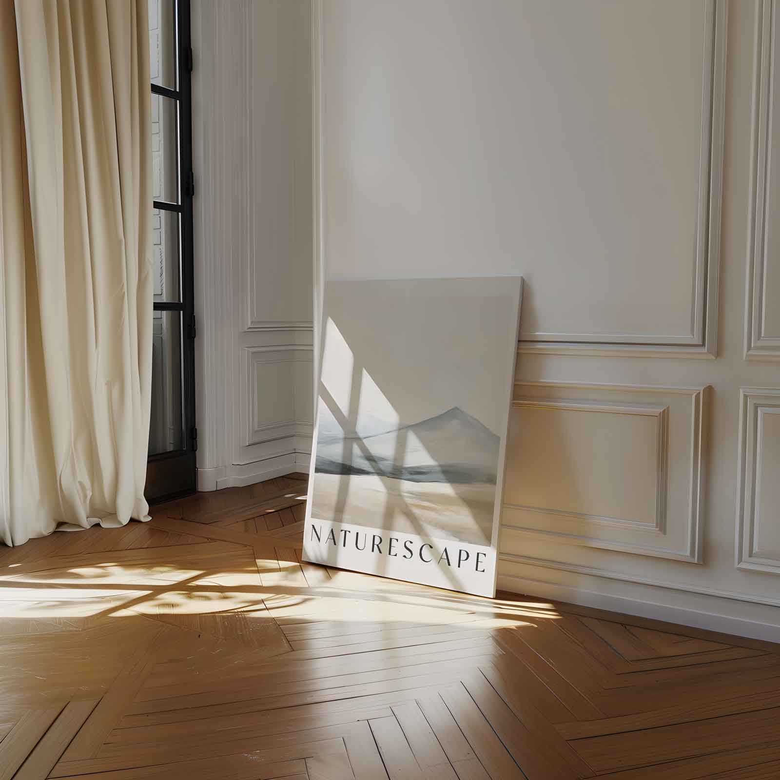 Rustgevende Landelijke Horizon Kunstwerk-canvas-dibond-plexiglas-wanddecoratie-WallArtistic