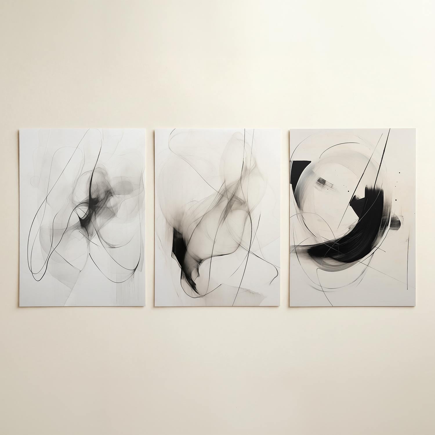 Lijnenspel en vormen Posterset