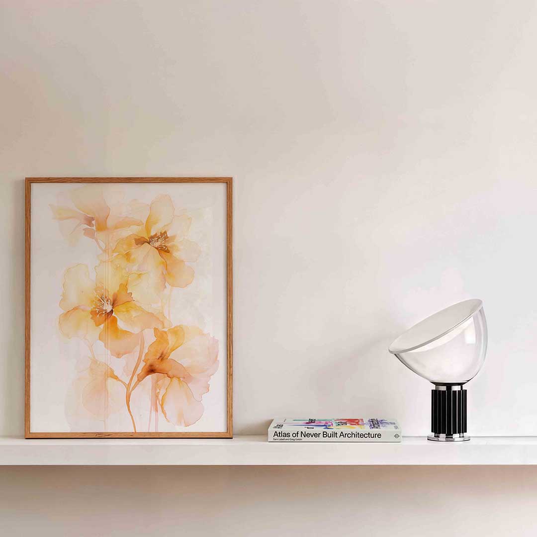 Bloemen in zachte tinten Poster
