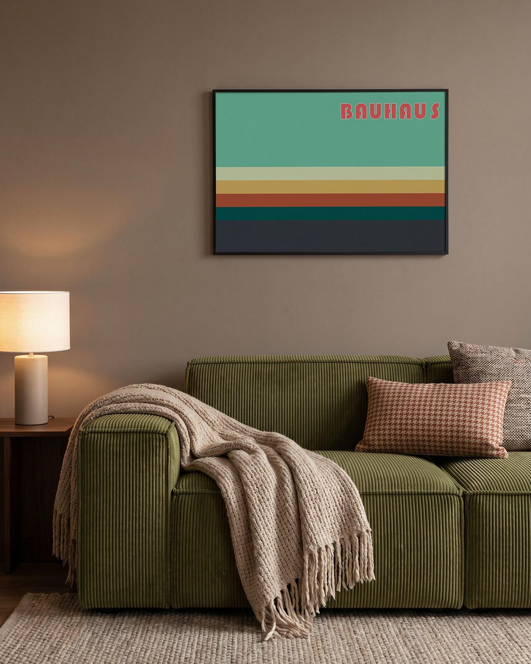Horizontale kleurvlakken Poster