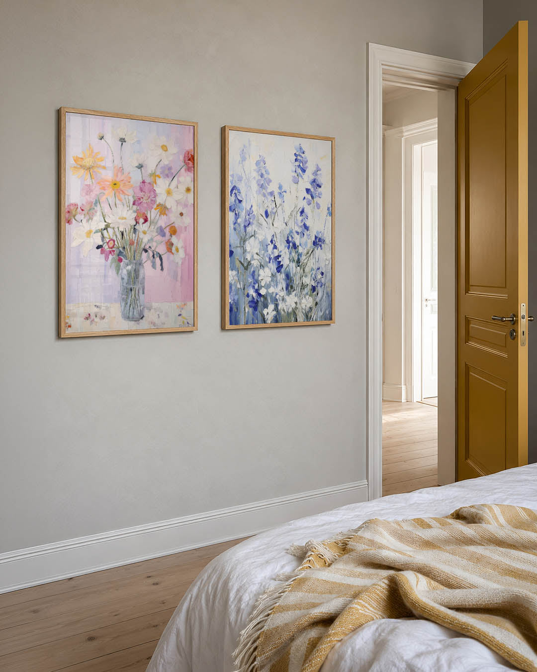 Bloemen in vaas Posterset