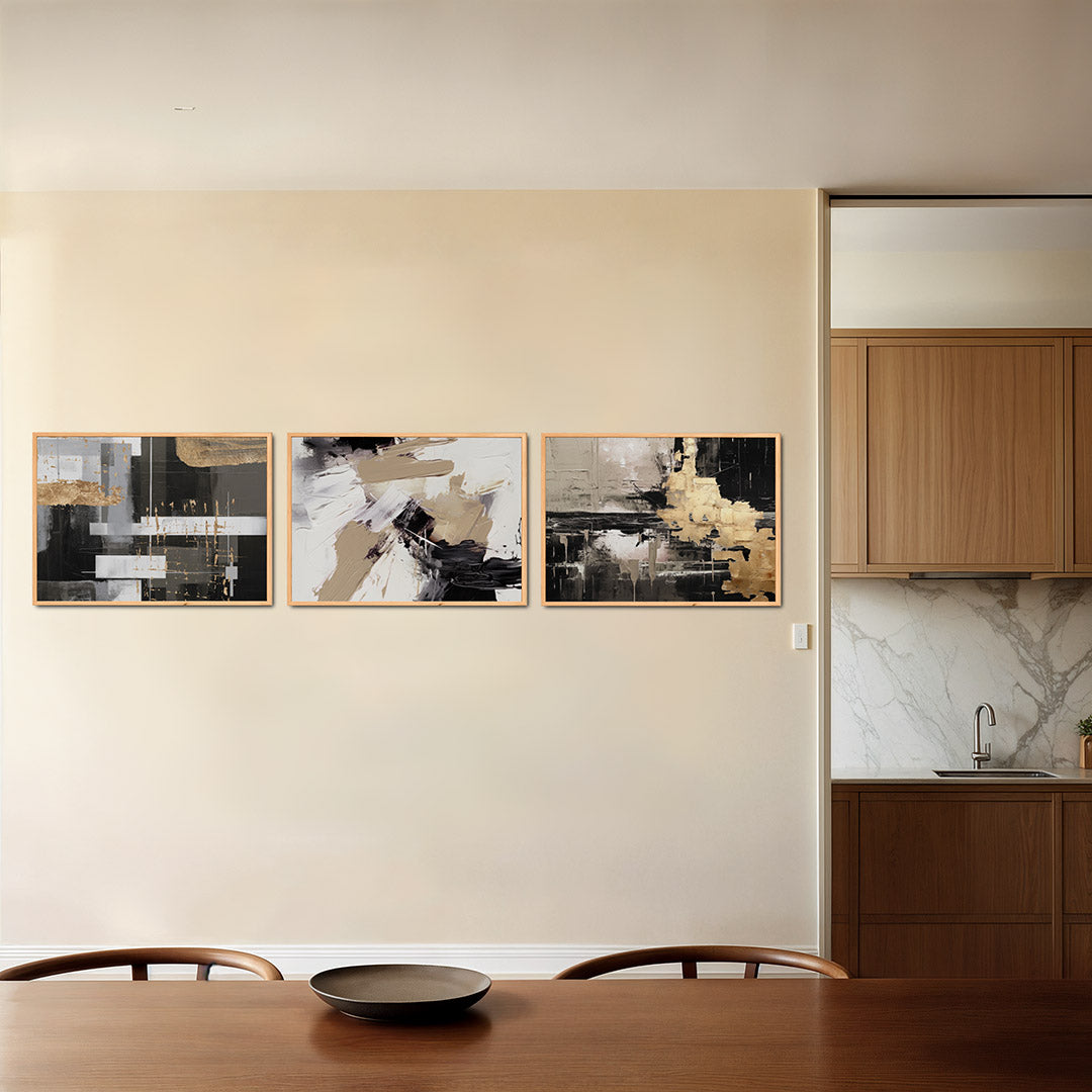 Gouden lijnenspel Posterset