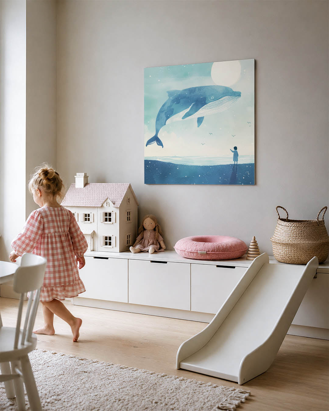 Dromerige walvis Kunstwerk