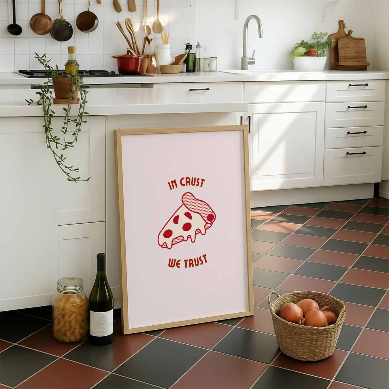 Retro Pizza Poster-WallArtistic
