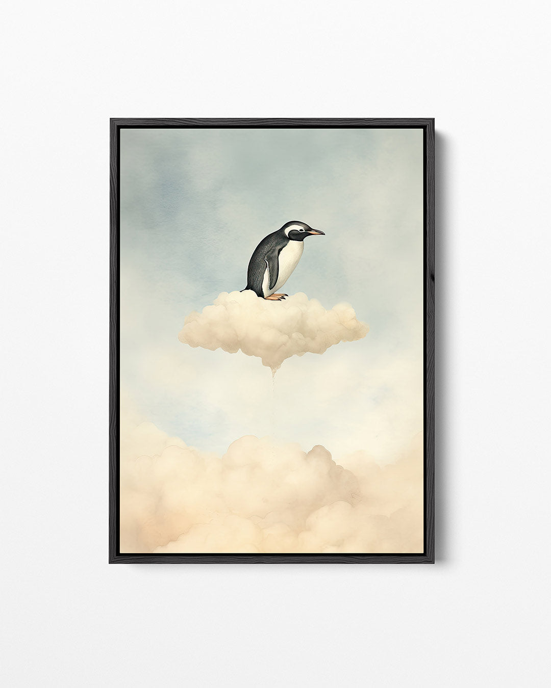 Dromerige pinguïn Kunstwerk