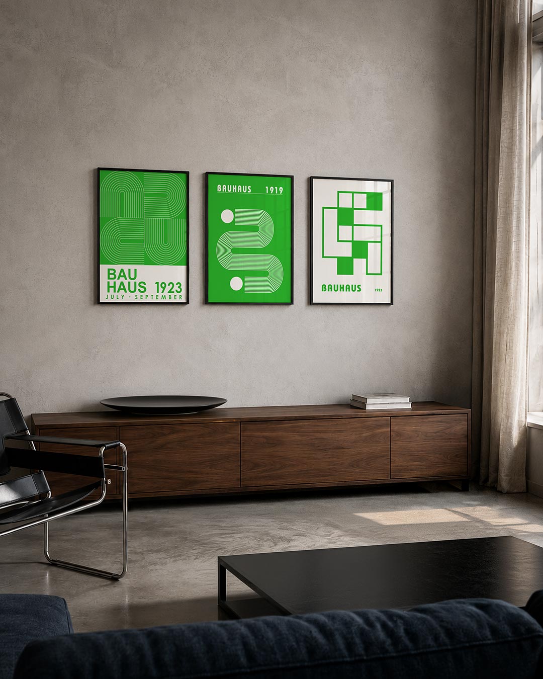 Lijnen en kleurvlakken Posterset