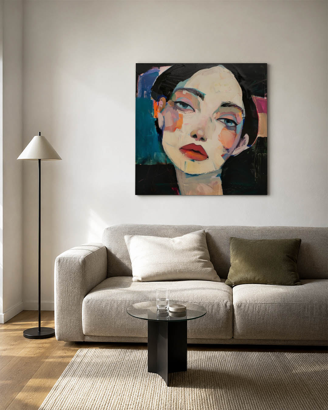 Abstracte Kunstwerk