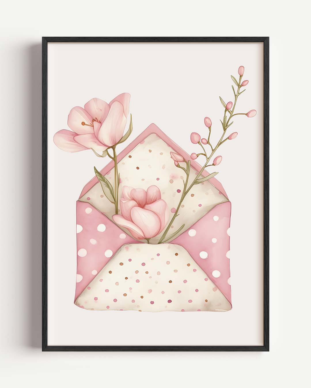 Bloemenbrief Poster-WallArtistic