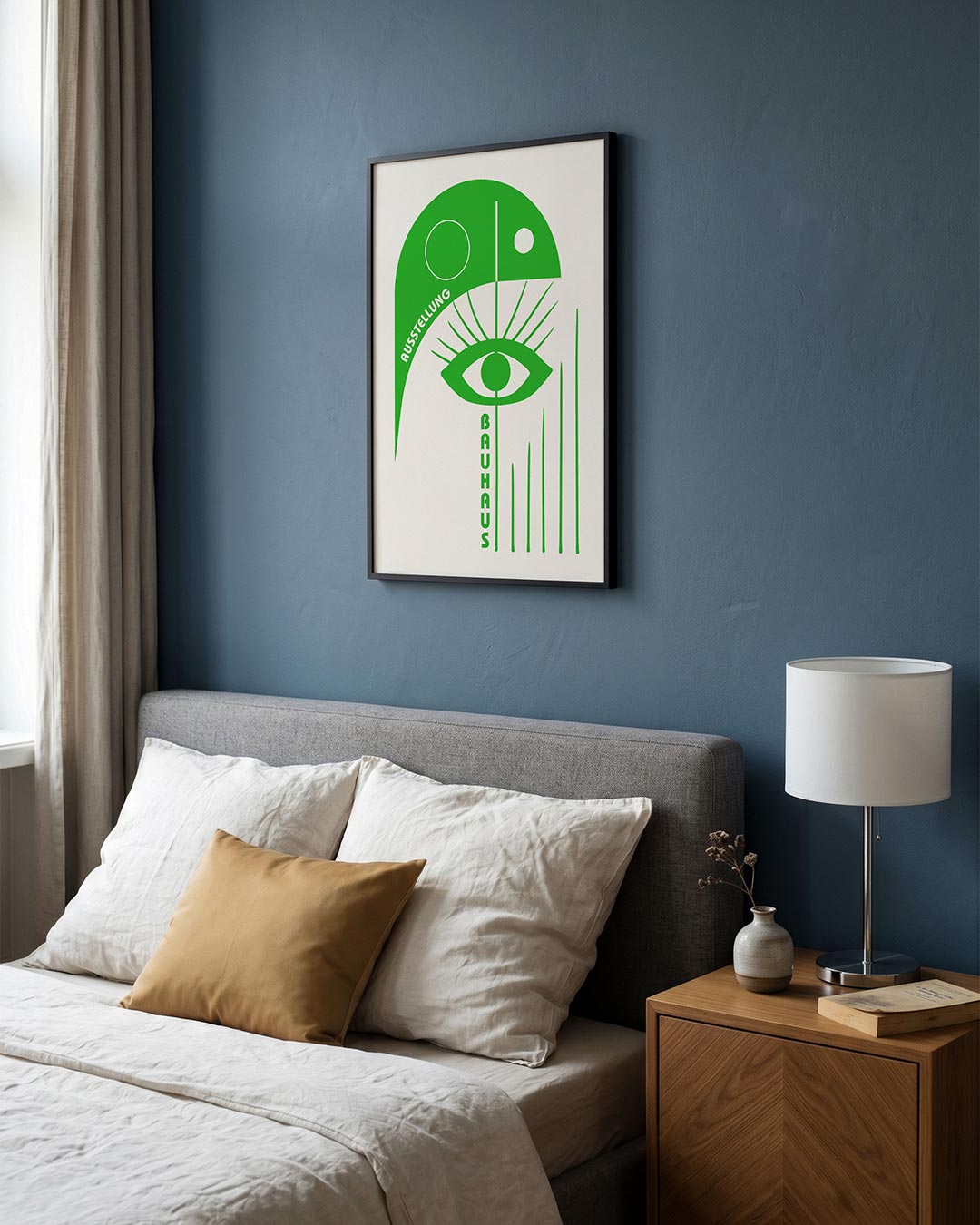 Oog en lijnen Poster