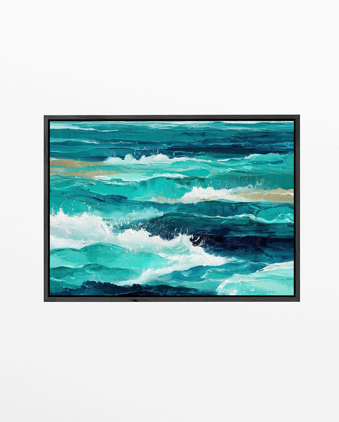 Dynamische zee Kunstwerk
