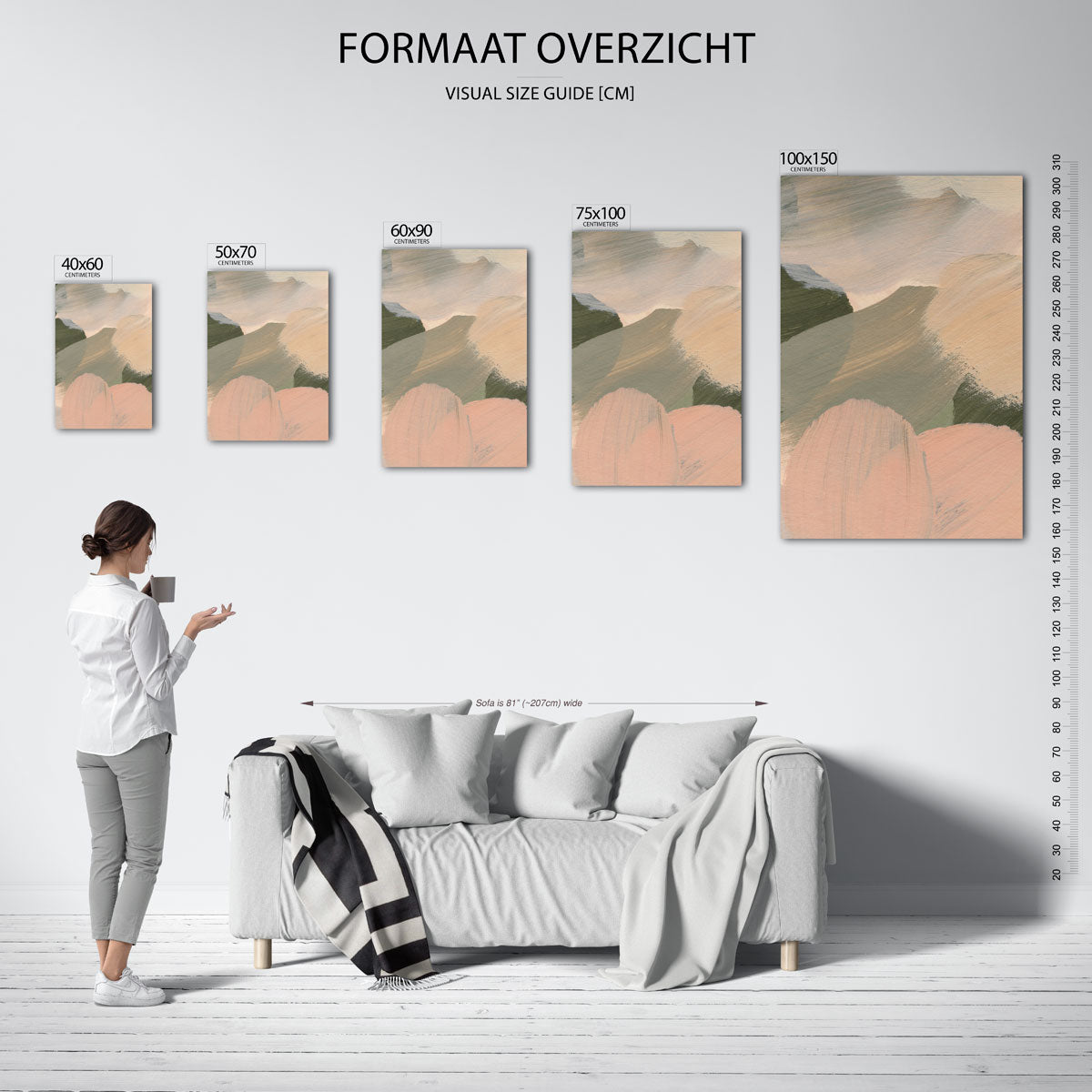 Kleurencompositie Kunstwerk