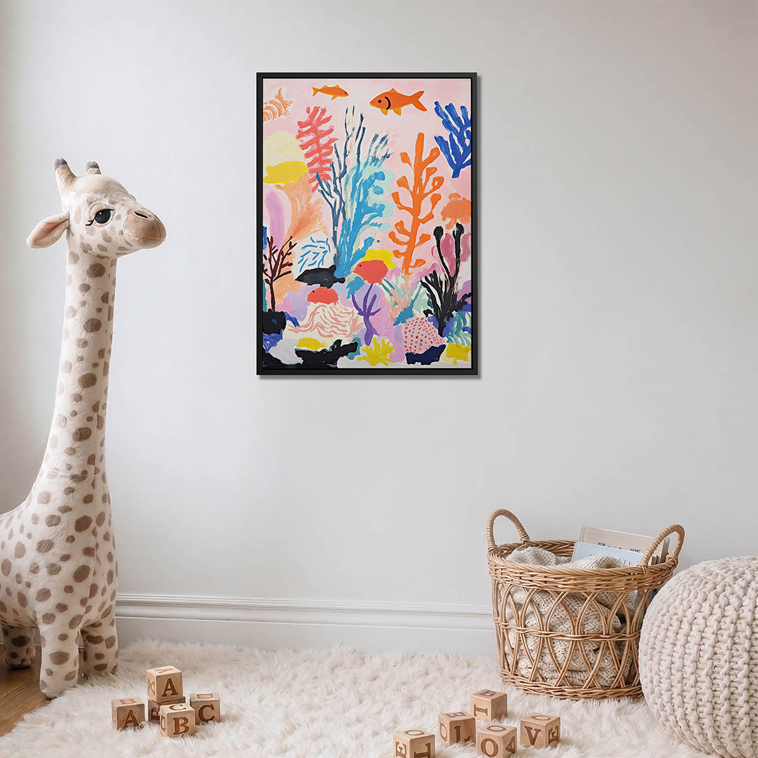 Vrolijke onderwaterwereld Kunstwerk
