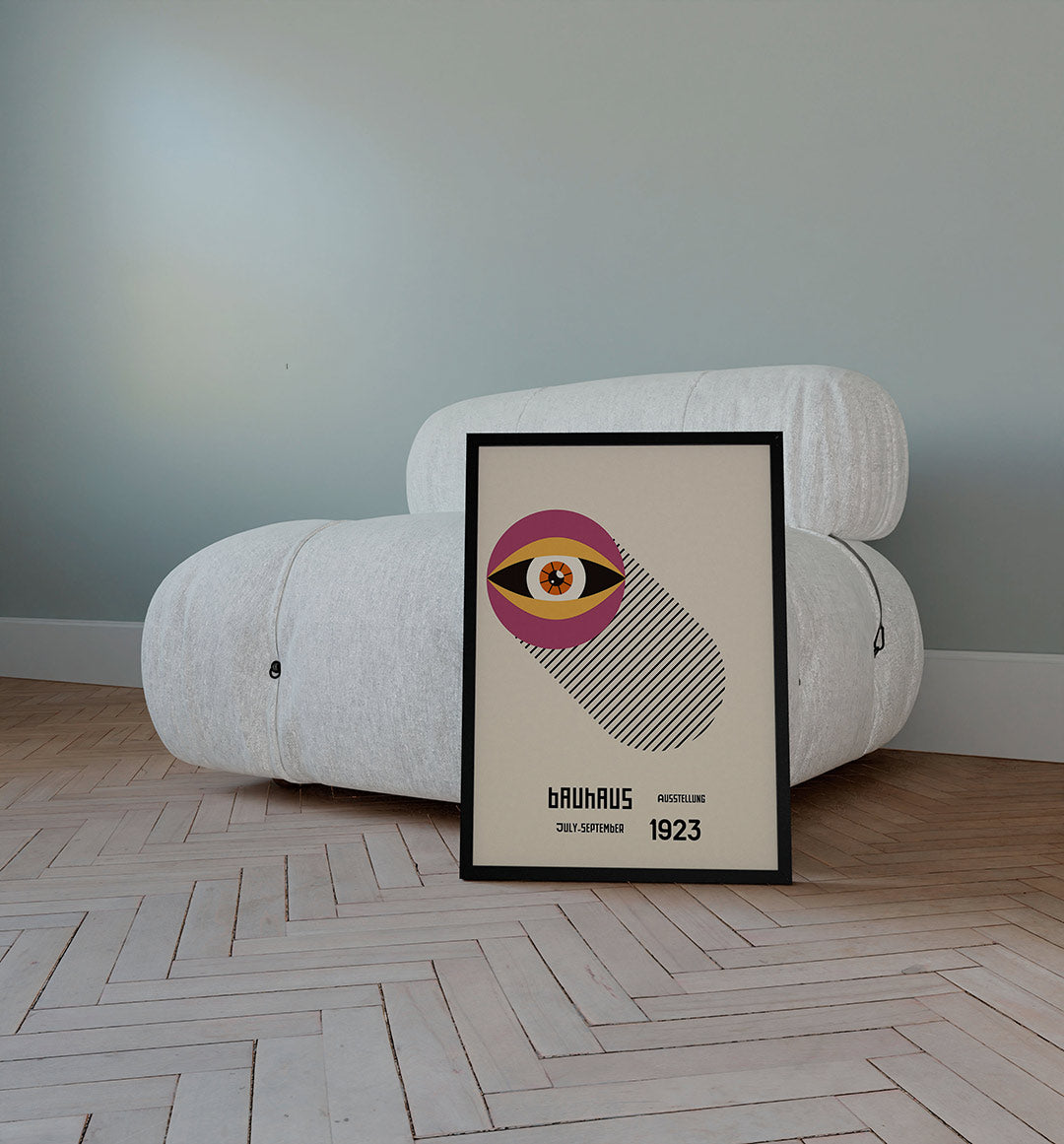 Oog en lijnen Poster