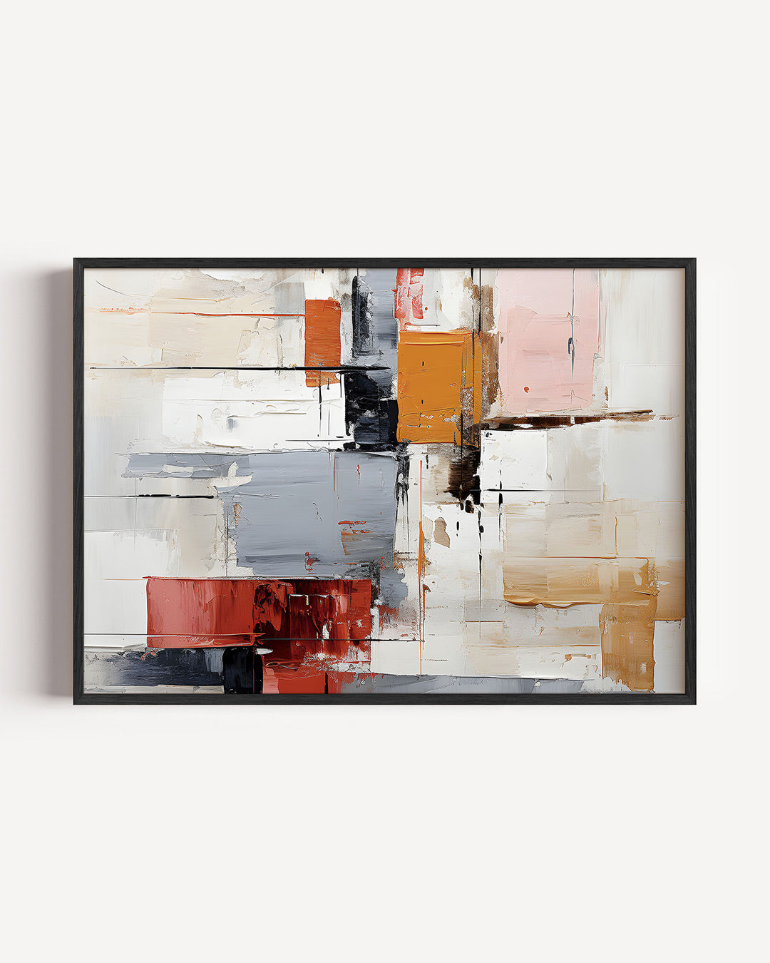 Abstracte geometrische vormen Poster