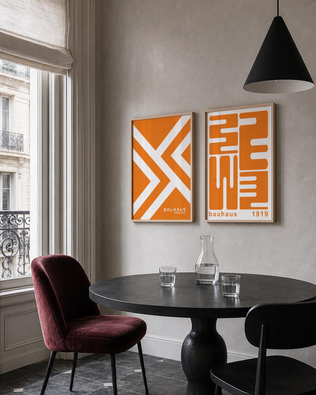 Lijnen en kleurvlakken Posterset