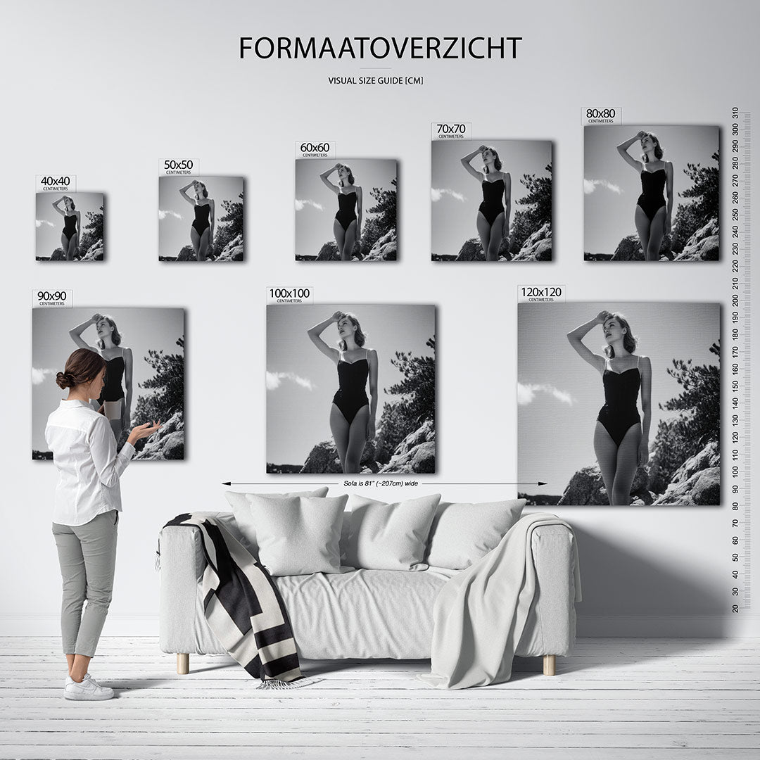 Zomerse elegantie Kunstwerk