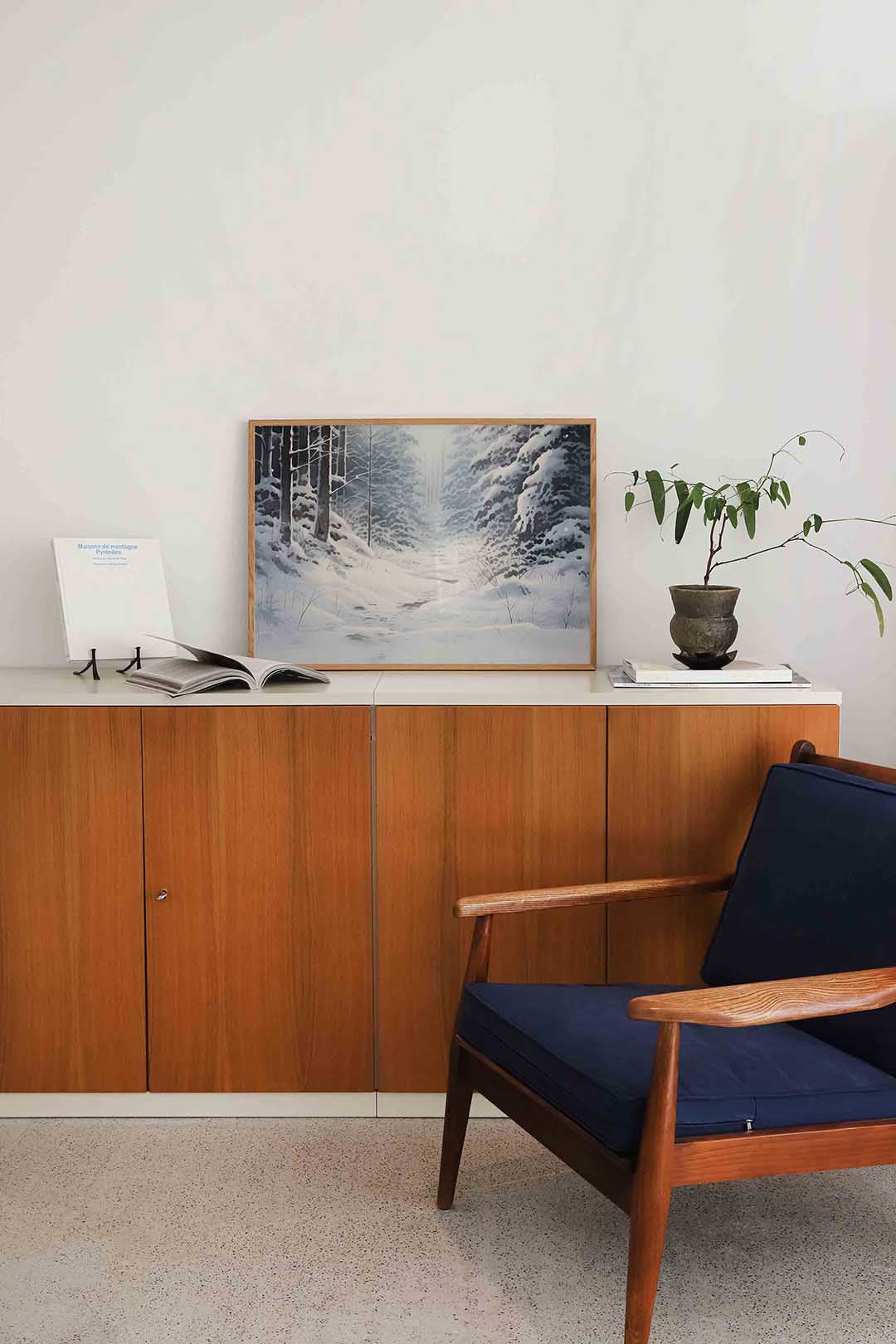 Sneeuwlandschap Poster