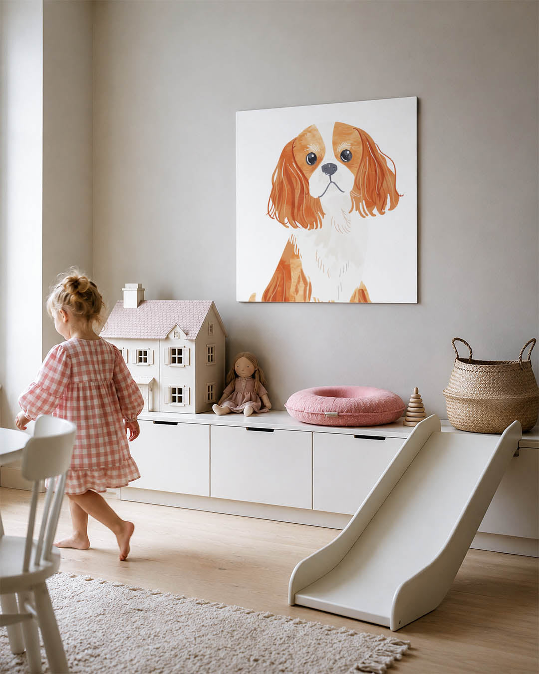 Hond illustratie Kunstwerk