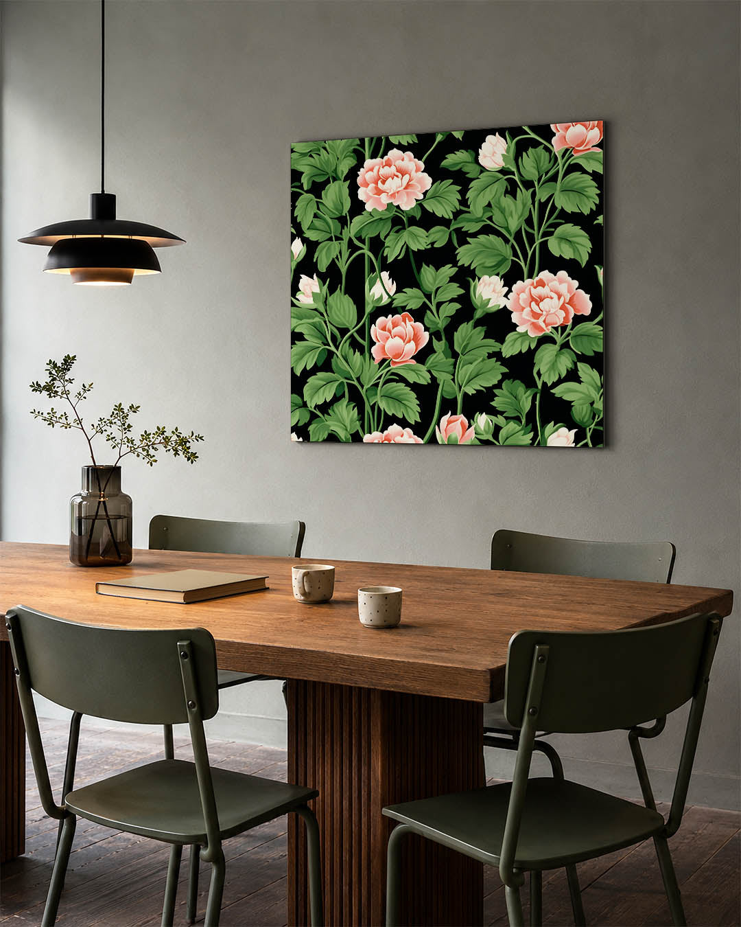 Bloemrijke patronen Kunstwerk