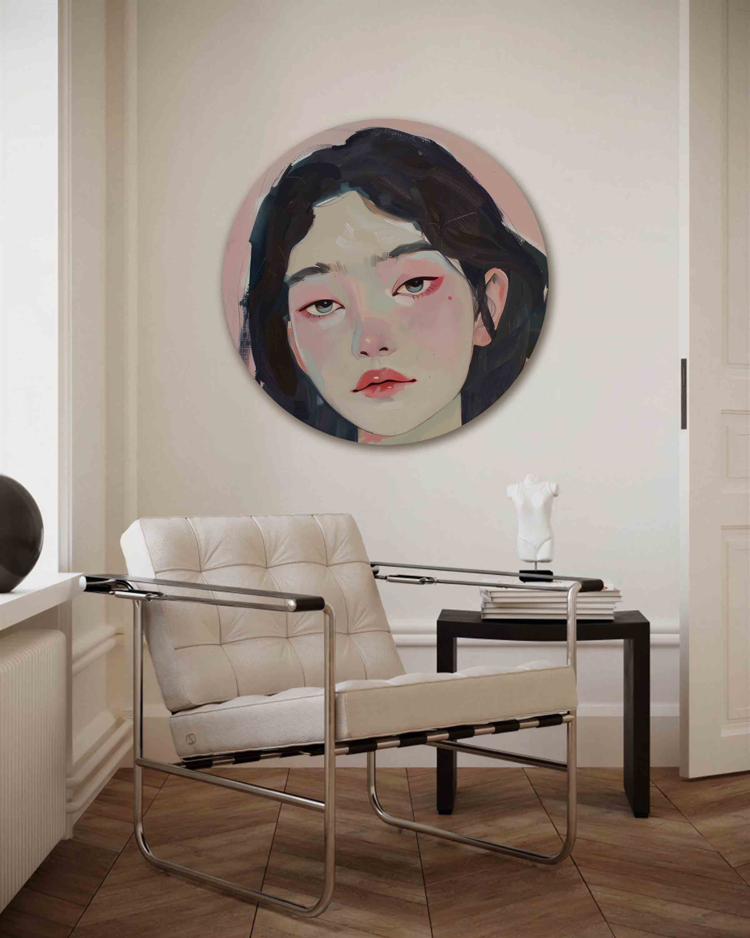 Portret vrouw Muurcirkel
