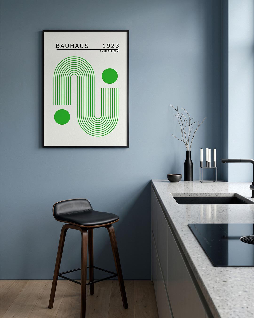 Lijnen en cirkels Poster