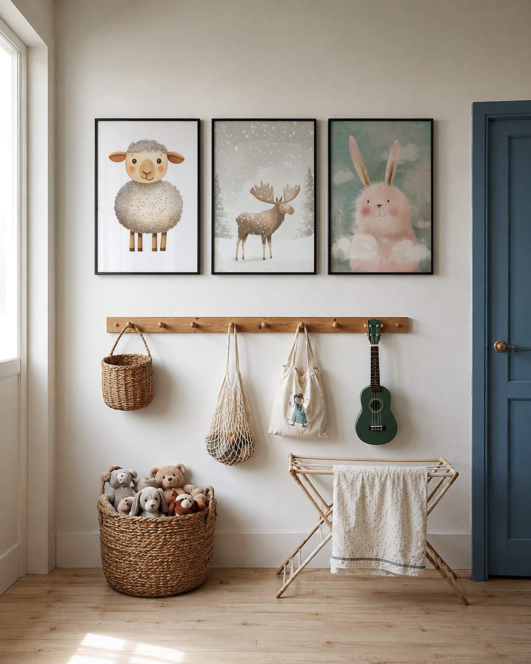 Zachte pastelkonijn Posterset