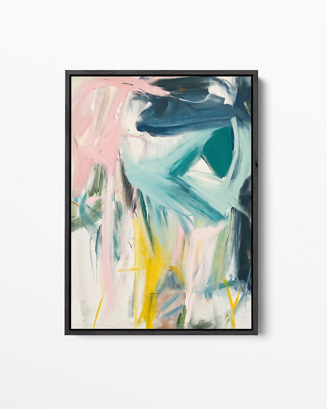 Dynamische kleurenexplosie Kunstwerk