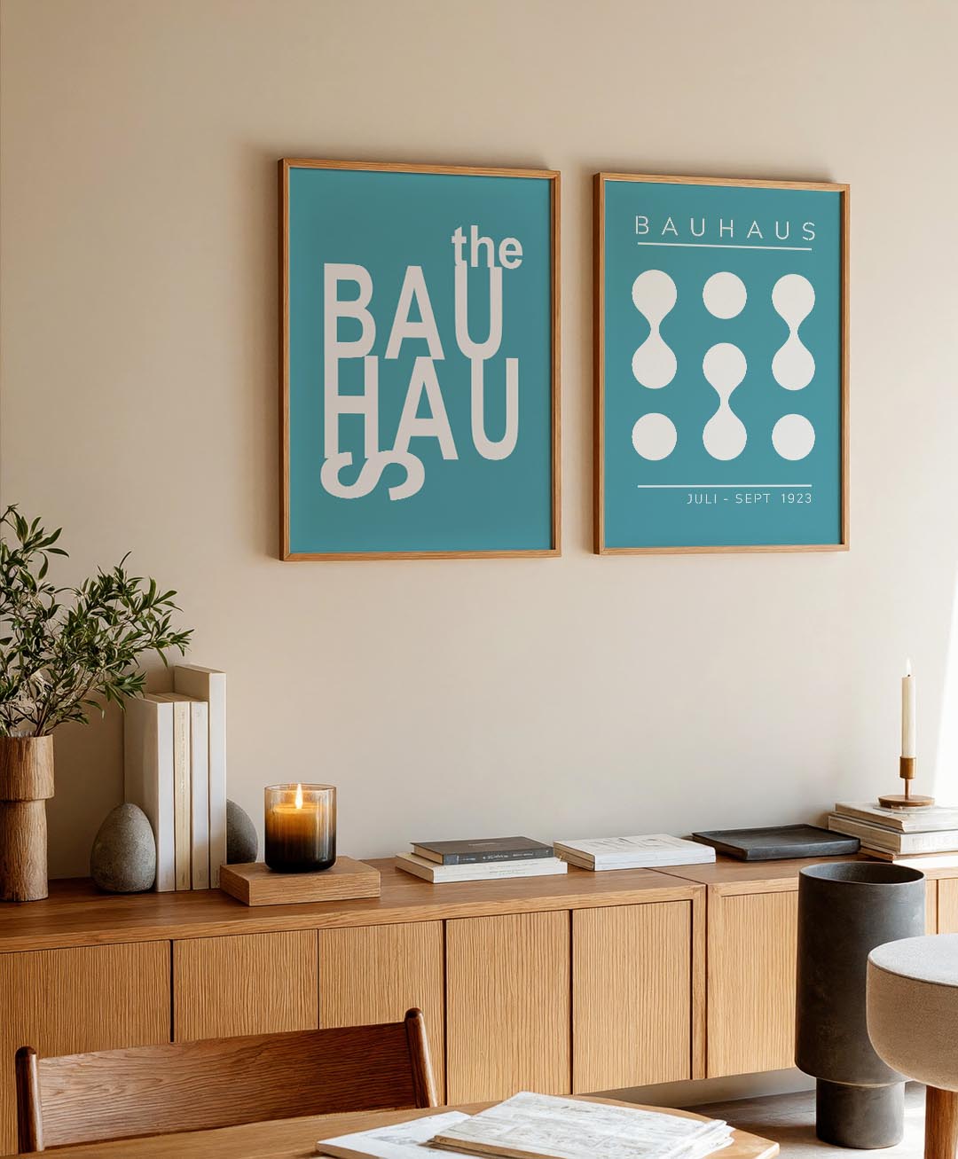 Typografisch spel Posterset