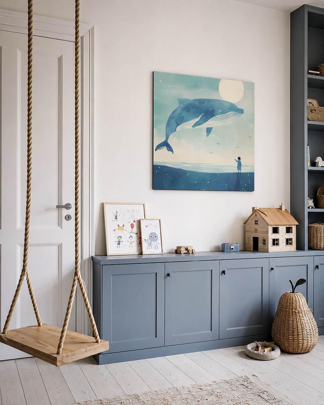 Dromerige walvis Kunstwerk