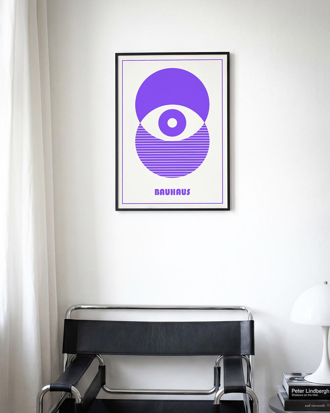 Cirkel en lijnen Poster